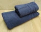 Набір турецьких махрових рушників Ada Turkey 50х90+70х140 Navy Blue - зображення 3