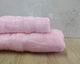 Набор турецких бамбуковых махровых полотенец Cestepe 50х90+70х140 Bamboo Cicek Pink - изображение 2