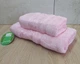 Набор турецких бамбуковых махровых полотенец Cestepe 50х90+70х140 Bamboo Cicek Pink - изображение 3