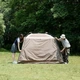 Палатка шестиместная с навесом Naturehike Village CNK2300ZP022 Коричневая большая (6976023920189) - изображение 5