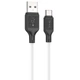 Дата кабель Hoco X90 Cool silicone USB to Type-C (1m) White - зображення 1