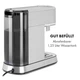 Кофеварка Klarstein Futura Espressomaker (10035183) - изображение 6