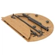 Розкладний стіл Bo-Camp Poundbury Round 90x90 cm Brown (DAS302111) - зображення 4