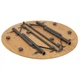 Розкладний стіл Bo-Camp Poundbury Round 90x90 cm Brown (DAS302111) - зображення 5