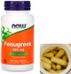 Пажитник NOW Fenugreek 500 mg 100 veg caps - зображення 2
