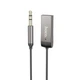 Bluetooth-ресивер HOCO E78 Benefit car AUX BT receiver with cable Black Metal Gray (6942007605663) - изображение 1