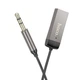 Bluetooth-ресивер HOCO E78 Benefit car AUX BT receiver with cable Black Metal Gray (6942007605663) - изображение 4