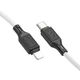 Дата-кабель Hoco X90 Cool silicone Type-C to Lightning 20W (1 м) White - зображення 2