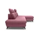 Диван угловой раскладной Titan Perfect Home Лиловый (натуральное дерево/ДСП/ткань Fancy 63) - изображение 4