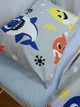 Тканина для дитячої постільної білизни, BABY SHARK ( Малюк Акула), ранфорч Люкс Туреччина 100% хб - зображення 3