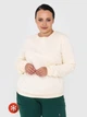 Світшот жіночий утеплений Garne Todey 3041052 2XL Білий (GR2000002896968) - зображення 1