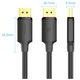 Кабель DisplayPort Vention 5м 4K 60 Гц 3D Dolby 71 чорний (LKMTR_825795) - зображення 4