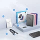 Внешний карман Orico 25PW1-C3 корпус для накопителя 2.5" SATA SSD/HDD USB-C 3.1 5Gbps до 6TB Черный (25PW1-C3) - изображение 3