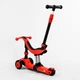 Самокат-велобег 3в1 трехколесный Best Scooter, колеса PU со светом, амортизаторы, родительская ручка. Red (104499) - изображение 3
