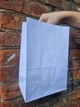 Бумажный пакет с прямоугольным дном 290*230*120 белый 100шт - изображение 1