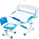 Комплект парта и стул Evo-Kids BD-10 (стол+стул+полка+лампа) Вlue, BD-10 BL с лампой - изображение 2