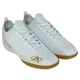 Сороконожки обувь футбольная Pro Action PRO0402-10 WHITE/GOLD размер 44 (верх-PU, подошва-RB, белый-золотой) - изображение 4