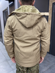 Куртка тактична WOLFTRAP Softshell, колір Койот, розмір XL, чоловіча зимова куртка софтшелл для військових - зображення 2