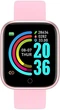Смарт-годинник Smart Watch Y68 крокомір, підрахунок калорій, кольоровий екран, рожевий - зображення 2