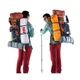 Рюкзак туристичний Naturehike NH70B070-B, 70 л + 5 л, помаранчевий - изображение 5