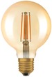 Лампа LED 6.5W 220V 725lm 2400K E27 DIM 95х135mm філаментна [4099854132315] OSRAM Vintage 1906 LED CLASSIC Globe Dimmable - изображение 3