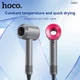 Фен для волос с функцией быстрой сушки HOCO DAR31 Wave High-Speed negative ion hair care hair dryer grey Rose-Red 1500W | Розовый/Серый - изображение 8