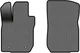 EVA коврики EVAtech в салон авто передние для Dacia Logan MCV 2006-2012 1 поколение Combi EU 2 шт Grey/Black (DA31637A2AV2SGB) - изображение 1