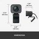 Веб-камера Logitech StreamCam Graphite (960-001281) - изображение 8