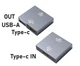 Переходник USB Type-c to 1 Type-c 1 USB-A (type-c to 1C 1A) (0403) - изображение 1