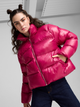 Kurtka zimowa damska krótka Puma Shiny Puffer Jacket 62651445 S Malinowa (4067981420650) - obraz 1