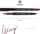 Набор маркеров акварельных Santi Brush Pen SW-24 двусторонние сливовые 391024 6 шт (5056574438867) - изображение 3