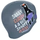 Шапочка для плавания силиконовая юниорская Mad Swim Junior Smart Assy 057002 Grey - изображение 3