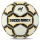 Мяч футбольный Soccermax Kick Off 8079 размер №5 White-Yellow - изображение 1