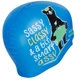 Шапочка для плавания силиконовая юниорская Mad Swim Junior Smart Assy 057002 Blue - изображение 3