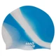 Шапочка для плавания силиконовая для взрослых Mad Swim Multi 053001 Blue-White - изображение 1