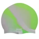 Шапочка для плавания силиконовая для взрослых Mad Swim Multi 053001 Light Silver-Neon Green - изображение 1
