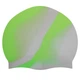 Шапочка для плавания силиконовая для взрослых Mad Swim Multi 053001 Light Silver-Neon Green - изображение 2