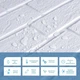 Декоративная стеновая панель 3D с имитацией кирпича 960*480*4мм Белый - изображение 6
