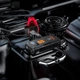 Пускозарядний пристрій (бустер) + компрессор + повербанк Hoco QS2 8000mAh 800A 10.3 бар чорний - зображення 3
