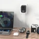 Универсальный дорожный адаптер LENCENT 651FC Black 3xUSB-A+TypeC адаптер для путешествий - изображение 2