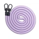 Противоударный Чехол TPU Transparent with Straps для Apple iPhone 12 Pro Max (6.7") Light Purple - изображение 2