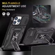 Чохол зі шторкою для камери Camshield Army Ring для Apple iPhone 13 Pro, ударостійкий кейс з кільцем-тримачем та функцією підставки Black - изображение 5