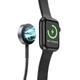 Бездротовий зарядний пристрій Hoco CW54 2in1 для Apple Watch + Type-C / Lightning Black - зображення 3