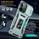 Ударостійкий чохол Camshield Army Ring для Xiaomi Redmi 13C / Poco C65 Зелений / Light Green - изображение 6