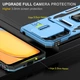 Ударостійкий чохол Camshield Army Ring для Xiaomi Redmi 13C / Poco C65 Блакитний / Light Blue - изображение 4