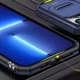 Чохол зі шторкою для камери Camshield Army Ring для Apple iPhone 13 / iPhone 14, ударостійкий кейс з кільцем-тримачем та функцією підставки Navy - изображение 2