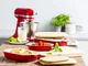 Форма для запікання з кришкою KitchenAid СС006104-001 6,5х15,5х26 см 0.9 л червона - зображення 3