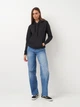 Худи женское Fruit of the loom Lady-Fit Hooded Sweat 062038036 S Черное - изображение 3