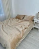 Постельное белье плюшевое полуторное Dushka Home 20751 160х215 см бежевое - изображение 4