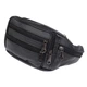 Чоловіча шкіряна сумка на пояс Borsa Leather 1t166m-black - зображення 1